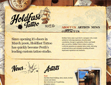 Tablet Screenshot of holdfasttattoo.com
